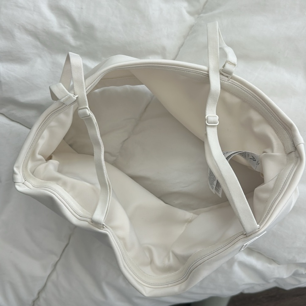 Oner Active Cream Bandeau Bralette with Adjustable Straps - Picture 4 of 5
